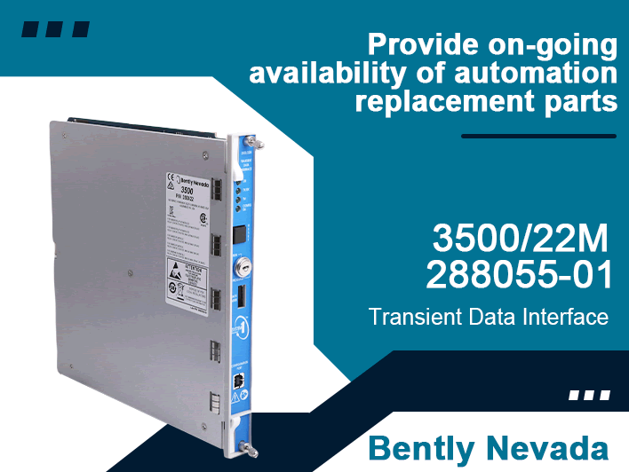 Introduction Of Bently Nevada 3500/22M 288055-01 Transient Data Interface